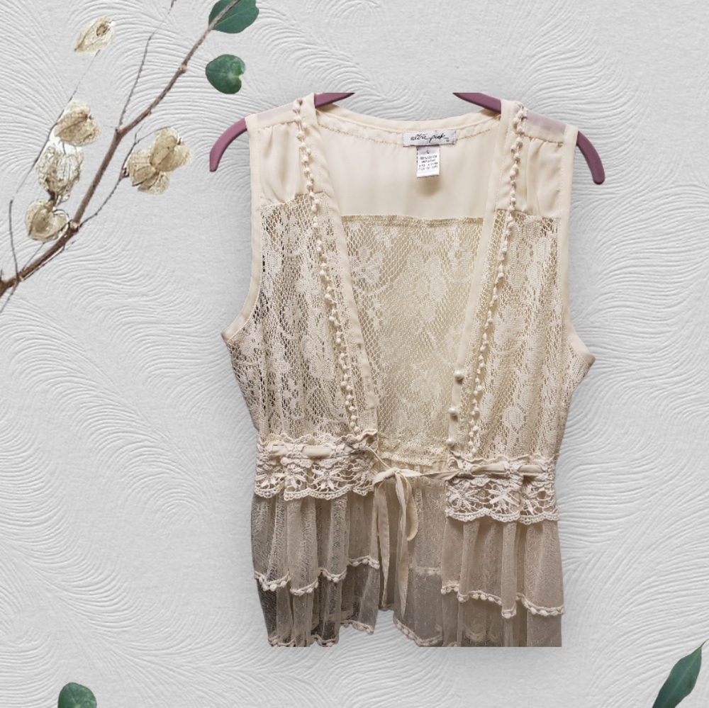Vintage Lace Vest